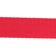1" Cotton Webbing-Red 106-25-008