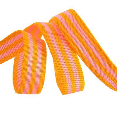 1" Tula Pink Webbing-Pink/Orange RRTKS9102