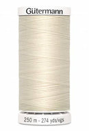 Sew-all Polyester All Purpose Thread 250m/273yds - Eggshell 250M-022