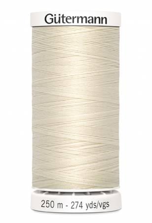 Sew-all Polyester All Purpose Thread 250m/273yds - Eggshell 250M-022