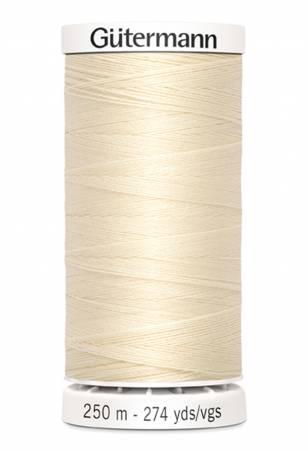 Sew-all Polyester All Purpose Thread 250m/273yds - Ivory 250M-800