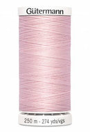 Sew-all Polyester All Purpose Thread 250m/273yds - Petal Pink 250M-305