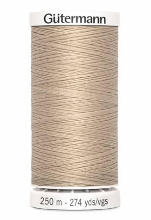 Sew-all Polyester All Purpose Thread 250m/273yds - Sand 250M-505