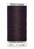 Sew-all Polyester All Purpose Thread 250m/273yds - Seal Brown 250M-593