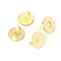 Thin Extra Strong Magnetic Snaps 1/2" Gold 2pcs STS175G