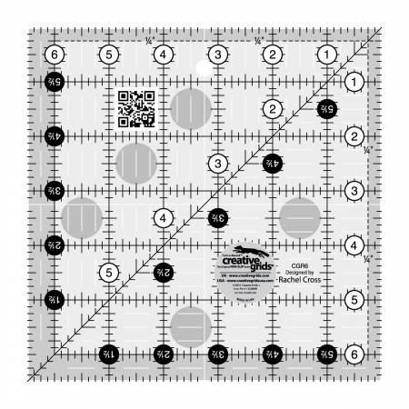 Quilting Ruler 7-1/2 Square, Creative Grids : Sewing Parts Online