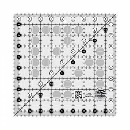 Creative Grids Quilt Ruler 9-1/2in Square - CGR9