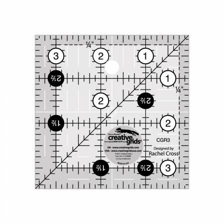 Creative Grids Quilting Ruler3 1/2in Square - CGR3 – The Sewing