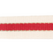 30mm Striped Webbing w/Metallic-Red 1124-30-072