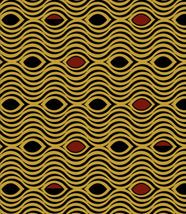 African Waves-Yellow DX-2123-0C