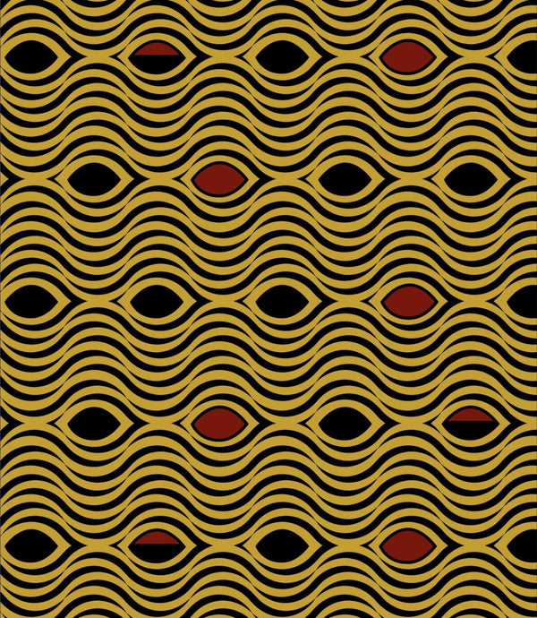 African Waves-Yellow DX-2123-0C