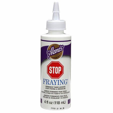 Aleene's Stop Fraying Glue 4oz Bottle - 262A