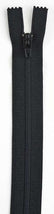 All-Purpose Polyester Coil Zipper 12in Black - F7212-BLK
