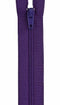 All-Purpose Polyester Coil Zipper 12in Purple F7212-098