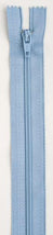 All-Purpose Polyester Coil Zipper 14in Blue - F7214-004