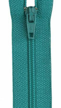 All-Purpose Polyester Coil Zipper 14in Blue Turquoise - F7214-356