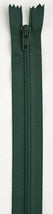 All-Purpose Polyester Coil Zipper 14in Forest Green - F7214-061A