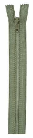 All-Purpose Polyester Coil Zipper 14in Olive F7214-444