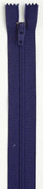 All-Purpose Polyester Coil Zipper 16in Deep Purple - F7216-314A