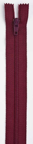 All-Purpose Polyester Coil Zipper 18in Barberry Red - F7218-039B
