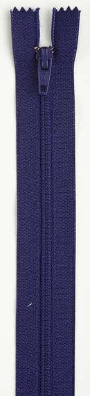 All-Purpose Polyester Coil Zipper 22in Deep Purple - F7222-314A