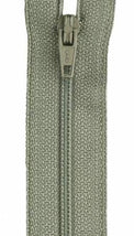 All-Purpose Polyester Coil Zipper 22in Green Linen - F7222-347