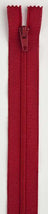 All-Purpose Polyester Coil Zipper 22in Red - F7222-128