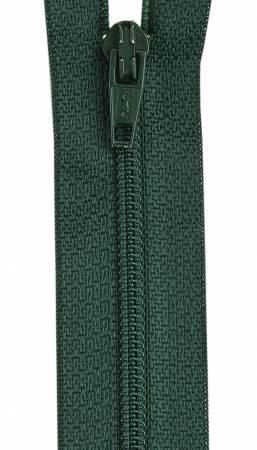 All-Purpose Polyester Coil Zipper 24in Forest Green F7224-061A