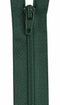 All-Purpose Polyester Coil Zipper 24in Forest Green F7224-061A