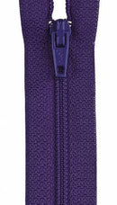 All-Purpose Polyester Coil Zipper 24in Purple F7224-098