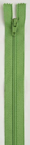 All-Purpose Polyester Coil Zipper 7in Bright Green - F7207-287A
