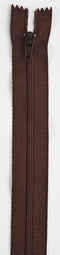 All-Purpose Polyester Coil Zipper 7in Cherry Brown - F7207-545