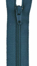 All-Purpose Polyester Coil Zipper 7in Dark Teal - F7207-279