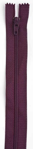 All-Purpose Polyester Coil Zipper 7in Maroon - F7207-041B