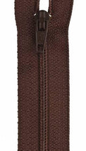 All-Purpose Polyester Coil Zipper 9in Cherry Brown F7209-545