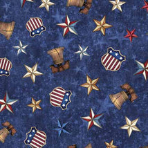 American Spirit-Liberty Bell & Stars Dark Blue 2600-30130-W