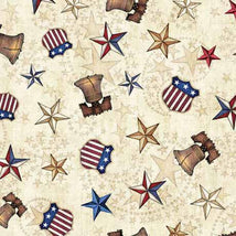 American Spirit-Liberty Bell & Stars Tan 2600-30130-E