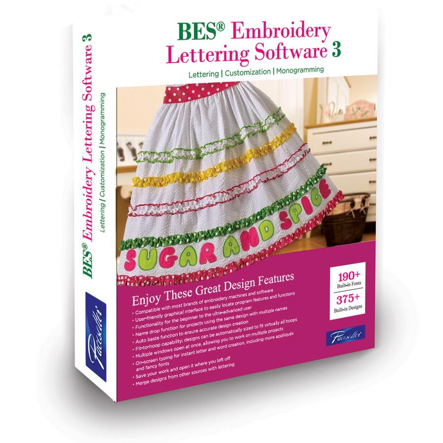 BES Embroidery Lettering Software 3 -SABESLET3 – The Sewing Studio ...