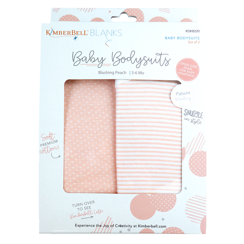 Baby Bodysuits-Blushing Peach ( 3-6 mos) 2pk KDKB220