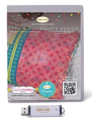 Babylock Design Suite, Fills And Motifs - Fabric Confetti Collection