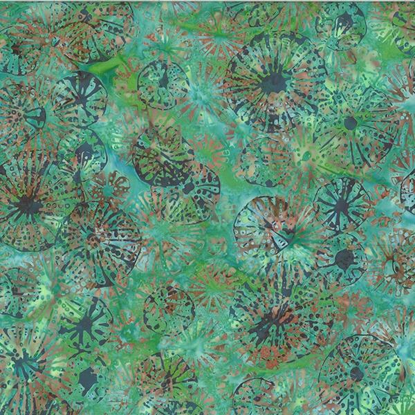 Bali Batik - Alaska Urchins -Stone Green DM5-146
