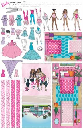 Bundle of the New Malibu Barbie Fabric  6x 1 Half Meter of Each Desig –  Fabric Mouse Sewing Machines