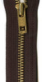 Brass Seperating Zipper22" - Sable - 0622-570