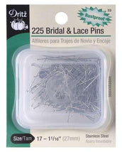 Bridal & Lace Pin Size 17 - 1 1/16in 225ct 33PD