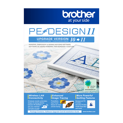 Brother PEDESIGN10 to PEDESIGN 11 Upgrade (