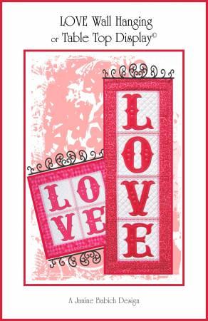 CD LOVE Wall Hanging & Table Top Display Machine Embroidery Design