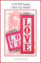 CD LOVE Wall Hanging & Table Top Display Machine Embroidery Design