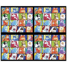 Cat Chat-18" Cat Patches Panel 1649-29527-X