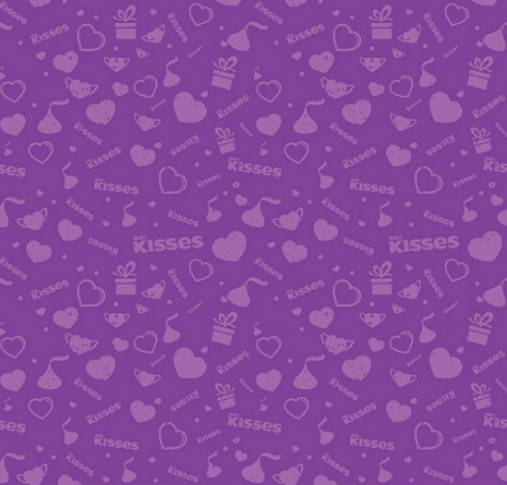 Celebrate With Hershey Kisses-Tonal Purple C12804-PURPLE