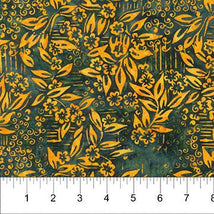 Changing Seasons-Floral Branches Forest Green 83071-78
